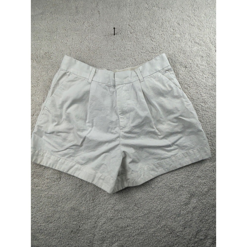 Free Assembly Shorts Womens 6‎ High Rise Pleated Front Casual Pockets Summer